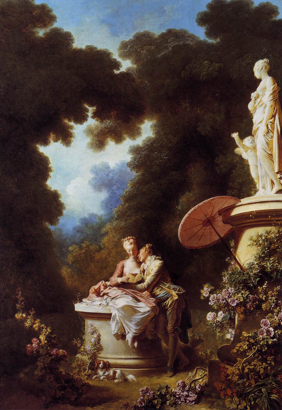 Confession Of Love by Jean-Honor Fragonard